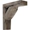 Ekena Millwork 3 1/2"W x 8"D x 8"H Vintage Farmhouse Bracket, Barnwood Decor Collection, Pebble Grey BKTB03X08X08TRPG - alternate 1